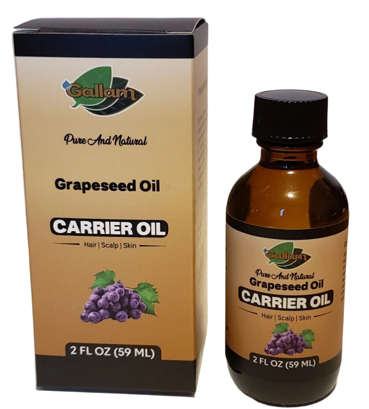 Gallam Grapeseed Oil 2fl oz